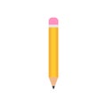 Pencil write icon isolated on white background. Vector illustration EPS 10