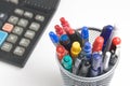 Pencilholder Royalty Free Stock Photo