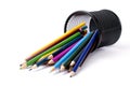 Pencils of different colors Royalty Free Stock Photo