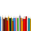 Pencils and eraser Royalty Free Stock Photo