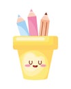 pencils holder kawaii style