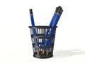 Pencils in holder Royalty Free Stock Photo
