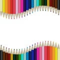 Pencils multicolored abstract background