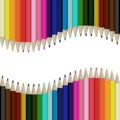 Pencils multicolored abstract background