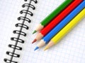 Pencils and notepad Royalty Free Stock Photo