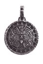 Pendant engraved with the Mayan calendar