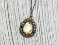 Pendant with gems