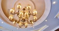 chandelier ceiling light Royalty Free Stock Photo