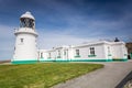 Pendeen lighthouse in cornwall england uk Royalty Free Stock Photo