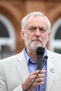 Jeremy Corbyn visits Redhouse, Merthyr Tydfil, South Wales, UK.