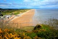 Pendine Sands Wales sandy beach known for world land speed record attempts Royalty Free Stock Photo