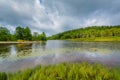 Pendleton Lake, at Blackwater Falls State Park, West Virginia Royalty Free Stock Photo