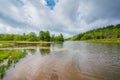 Pendleton Lake, at Blackwater Falls State Park, West Virginia Royalty Free Stock Photo