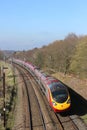 Pendolino electric train on West Coast Mainline Royalty Free Stock Photo