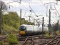 Pendolino train with express passenger Carnforth