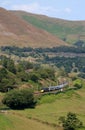 Pendolino train on West Coast Main Line, Cumbria Royalty Free Stock Photo
