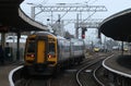 Pendolino trains and express sprinter, Carnforth Royalty Free Stock Photo