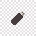 pendrive icon sign and symbol. pendrive color icon for website design and mobile app development. Simple Element from school