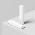 Pendrive. Isolated on white background. USB flash drive. Data storage device. Pen drive. Display stand. Mockup.