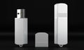 Pendrive mockup on dark background Royalty Free Stock Photo