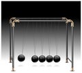 Pendulum on black Royalty Free Stock Photo