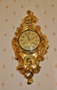 Pendulum clock on Melderstein use mansion Royalty Free Stock Photo