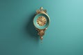 Pendulum clock mockup. Generate Ai