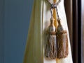 Pendulum gold thread. Royalty Free Stock Photo