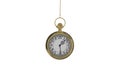 Pendulum of pocket watch Royalty Free Stock Photo