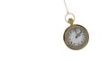 Pendulum of pocket watch Royalty Free Stock Photo