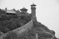 Penglai ge Fortress shandong province china Royalty Free Stock Photo