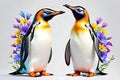 Penguin animal bird flightless seabird comic butler