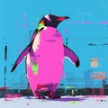 Penguin Art: Bold, Vibrant Penguin Illustration