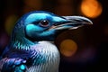 penguin balancing a feather on its nose a holographic penguin w