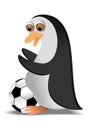 Penguin with ball