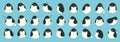 Penguin Collection 2 Royalty Free Stock Photo