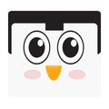 penguin face Royalty Free Stock Photo