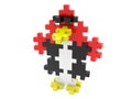 The penguin figure is made of puzzle pieces