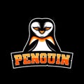 Penguin gaming mascot logo team