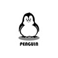 Penguin icon logo vector