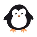 Penguin icon logo vector.Cartoon penguin illustration