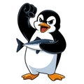 penguin illustration stock photos Royalty Free Stock Photo
