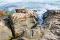 Penguin Island Limestone Details Royalty Free Stock Photo