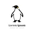 Penguin. Isolated vector icon on white background