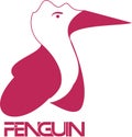 penguin logo (Use for Your company) Royalty Free Stock Photo