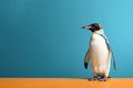 Penguin mockup background. Generate Ai