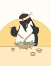 Penguins Love Sushi