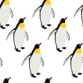 1500 penguin, seamless pattern with penguin images, ornament for wallpaper and fabric, wrapper, scrapbooking paper, background for