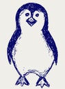 Penguin sketch