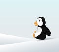Penguin slide Royalty Free Stock Photo